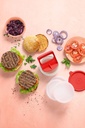Set para hamburguesas (4)