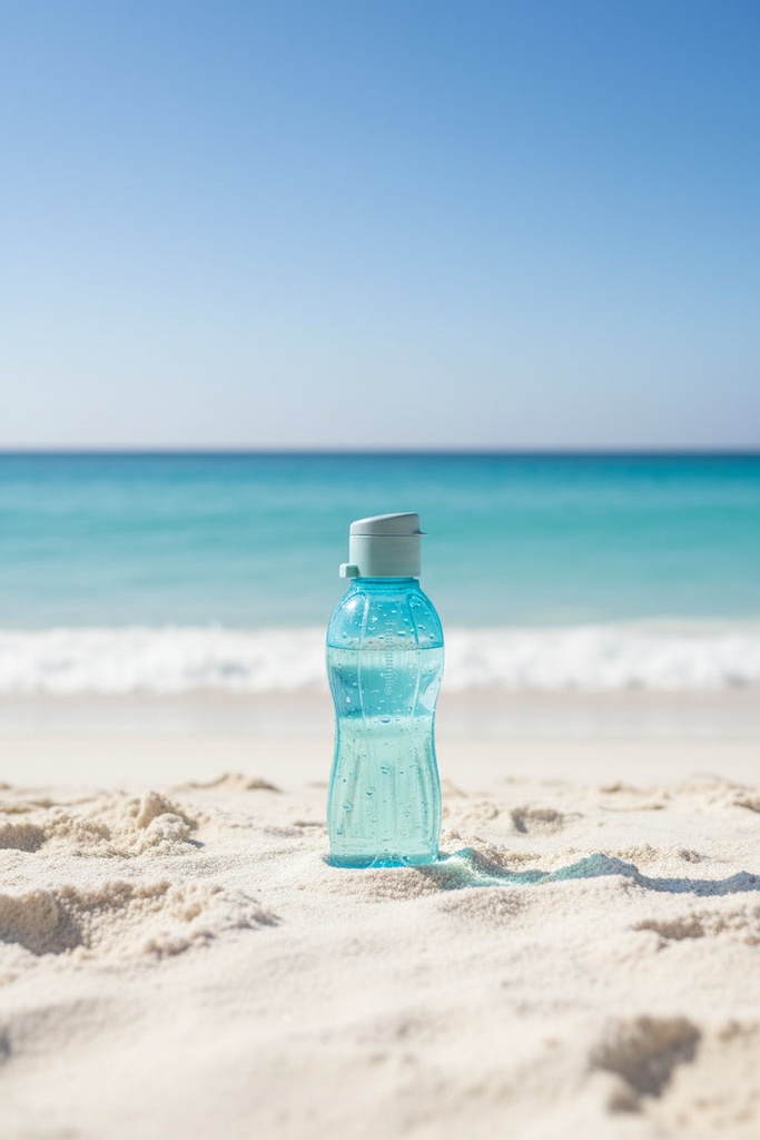 Eco Botella de 500 ml Aguamarina (con boquilla) (2)