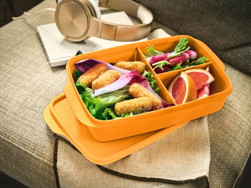 Snack con Divisiones Rectangular 1L